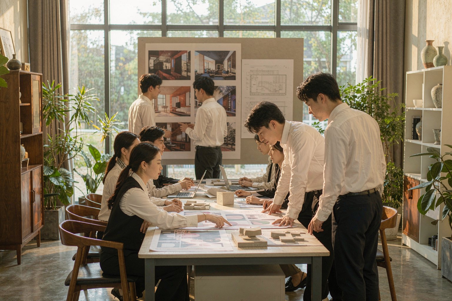 实物文化团队工作场景